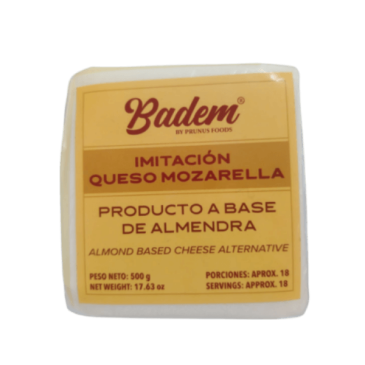 QUESO ALMENDRA BADEM MOZARELLA X250G